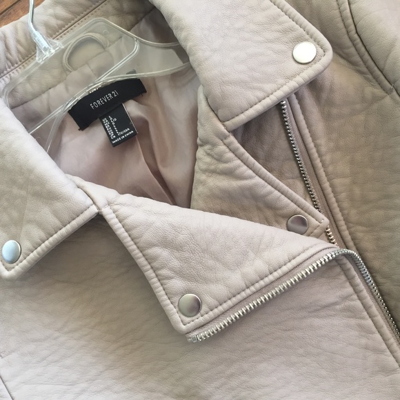 Forever 21 Leather moto jacket size L - Picture 1 of 6